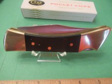 Case XX 1983 Jet Black Synthetic Handle Hammerhead Pattern # 2159L SSP 