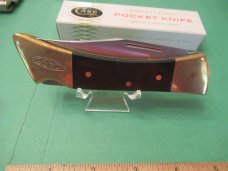 Case XX 1983 Jet Black Synthetic Handle Hammerhead Pattern # 2159L SSP 