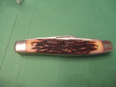 Schrade Uncle Henry Imitation Stag Handle Stockman Pattern # 885UH  