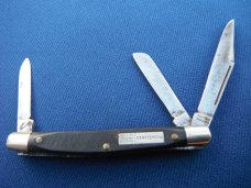 SEARS CRAFTSMAN KNIFE MADE IN USA  3 BLADE STOCKMAN  POCKET KNIFE 