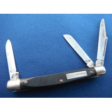 SEARS CRAFTSMAN KNIFE MADE IN USA 3 BLADE STOCKMAN POCKET KNIFE