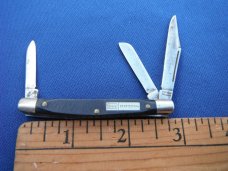 SEARS CRAFTSMAN KNIFE MADE IN USA  3 BLADE STOCKMAN  POCKET KNIFE 