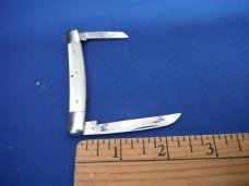 Nano Japan half congress folding pocket knife Made in JAPAN 2 Blade Pen Pocket Knife Pearl Celluloid
