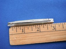 Nano Japan half congress folding pocket knife Made in JAPAN 2 Blade Pen Pocket Knife Pearl Celluloid