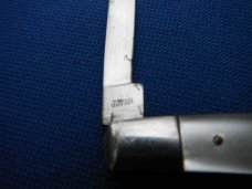 Nano Japan half congress folding pocket knife Made in JAPAN 2 Blade Pen Pocket Knife Pearl Celluloid