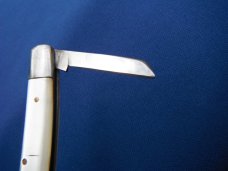 Nano Japan half congress folding pocket knife Made in JAPAN 2 Blade Pen Pocket Knife Pearl Celluloid