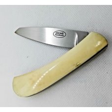 Tinus Stone Slimline Shadow Native Warthog Tusk Ivory SlipjointN6904 quot wliners Slip and coa