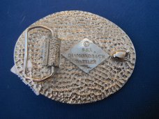 Gitz USA Razor Knife Folding POCKET KNIFE & Real Rattle Snake head/ Diamondback Rattler Belt Buckle 