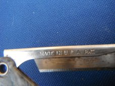 Gitz USA Razor Knife Folding POCKET KNIFE & Real Rattle Snake head/ Diamondback Rattler Belt Buckle 
