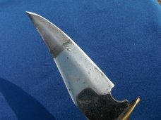 Nice Custom handmade fixed blade knife with leather sheath. A very sharp edge.