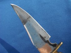 Nice Custom handmade fixed blade knife with leather sheath. A very sharp edge.