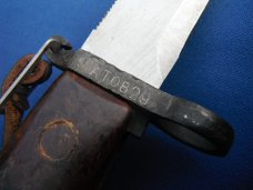 Vintage AK-47 Bayonet with Scabbard Matching serial #s 