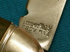 VINTAGE IMPERIAL USA DIAMOND EDGE 856DE TRAPPER FOLDING POCKET TOOTHPICK TICKLER KNIFE KNIVES OLD