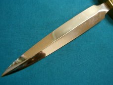 VINTAGE 70'S VIETNAM ERA ITALIAN DAGGER INOX ITALY FIXED BLADE COMBAT FIGHTING KNIFE KNIVES OLD