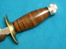 VINTAGE 70'S VIETNAM ERA ITALIAN DAGGER INOX ITALY FIXED BLADE COMBAT FIGHTING KNIFE KNIVES OLD