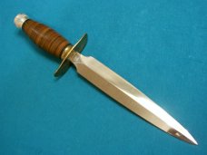VINTAGE 70'S VIETNAM ERA ITALIAN DAGGER INOX ITALY FIXED BLADE COMBAT FIGHTING KNIFE KNIVES OLD