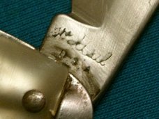 VINTAGE IDEAL USA FLORIDA SOUVENIR ADVERTISING PEN JACK FOLDING POCKET KNIFE KNIVES OLD