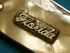 VINTAGE IDEAL USA FLORIDA SOUVENIR ADVERTISING PEN JACK FOLDING POCKET KNIFE KNIVES OLD