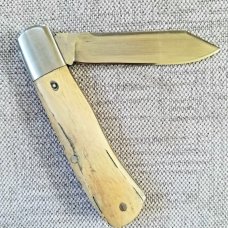 Dean Robertson custom Mammoth ivory Native slipjoint..4" closed..01 tool steel..coa and box..#350