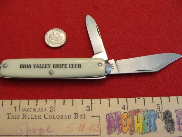 Ohio Valley Knife Club Commemorative Novelty Knife "U.S.A." 