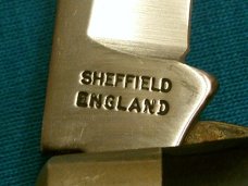 VINTAGE IXL SHEFFIELD ENGLAND INOX BARLOW LOCKBACK FOLDING JACK POCKET BAREHEAD KNIFE KNIVES OLD