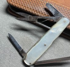 Vintage Rare KELLY-HOW-THOMSON 4-Blade Sleeveboard Lobster Pen Folding Pocket Knife 1896-1947
