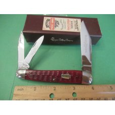 Schatt & Morgan 2007 Series XVII Red Bone Split Back Whittler Pattern # 043154