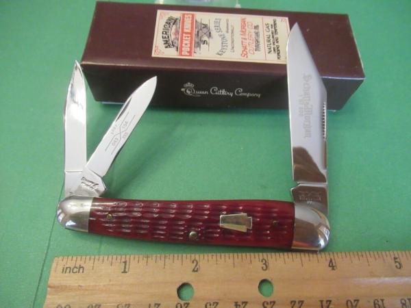 Schatt & Morgan 2007 Series XVII Red Bone Split Back Whittler Pattern # 043154 Schatt & Morgan 2007 Series XVII Red Bone Split Back Whittler Pattern # 043154