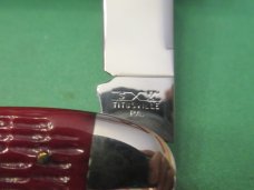 Schatt & Morgan 2007 Series XVII Red Bone Split Back Whittler Pattern # 043154