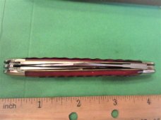Schatt & Morgan 2007 Series XVII Red Bone Split Back Whittler Pattern # 043154