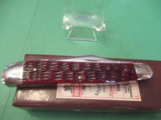 Schatt & Morgan 2007 Series XVII Red Bone Split Back Whittler Pattern # 043154