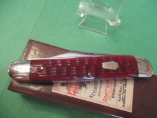 Schatt & Morgan 2007 Series XVII Red Bone Split Back Whittler Pattern # 043154