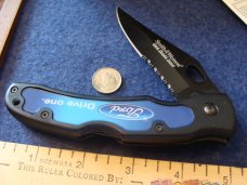 Smith & Wesson "Gold Shield Issue" 'Cutting Horse' Ford Frame Lock Tactical Knife by Taylor Cut.