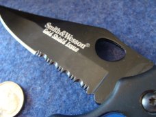 Smith & Wesson "Gold Shield Issue" 'Cutting Horse' Ford Frame Lock Tactical Knife by Taylor Cut.