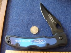Smith & Wesson "Gold Shield Issue" 'Cutting Horse' Ford Frame Lock Tactical Knife by Taylor Cut.