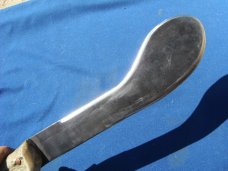 Large Custom Handmade /Hand Forged Chopper/Camp Knife. Very SHARP! 9" Blade, Stag Handle, 