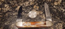 Fight'n Rooster Frank Buster Cutlery Germany 2 Blade Canoe Knife