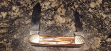 Fight'n Rooster Frank Buster Cutlery Germany 2 Blade Canoe Knife