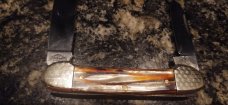 Fight'n Rooster Frank Buster Cutlery Germany 2 Blade Canoe Knife