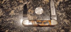 Fight'n Rooster Frank Buster Cutlery Germany 2 Blade Canoe Knife