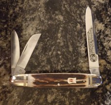 Kissing Crane Robt Klaas Solingen Germany Stag 3235 XVIII Anglo Saxon Whittler Knife c.1979