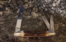 Kissing Crane Robt Klaas Solingen Germany Stag 3235 XVIII Anglo Saxon Whittler Knife c.1979