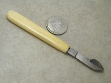 Miller Bros. Out Co Meriden Bone Ink Eraser Knife 