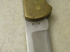 Buck 112 USA Micarta First Version Folding Lockback Knife  c.1972