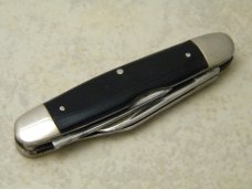 Kutmaster Utica NY USA Slick Black Jim Dandy Collars Stockman Knife