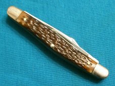 VINTAGE KABAR KA-BAR 1071 USA 881Y STOCKMAN FOLDING PEN JACK POCKET KNIFE KNIVES OLD
