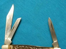 VINTAGE KABAR KA-BAR 1071 USA 881Y STOCKMAN FOLDING PEN JACK POCKET KNIFE KNIVES OLD