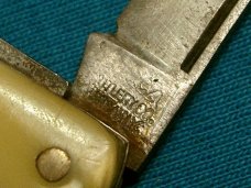 VINTAGE UTICA CORKSCREW FOLDING POCKET JACK KNIFE KNIVES OLD