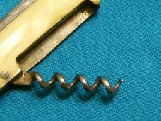 VINTAGE UTICA CORKSCREW FOLDING POCKET JACK KNIFE KNIVES OLD