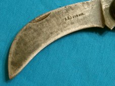 VINTAGE FOLDING JACK HAWKBILL PRUNER HORTICULTURE POCKET KNIFE KNIVES OLD